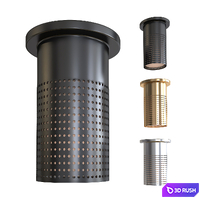 Precision Short Monopoint Flush Mount 3D Model Vray