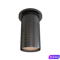 Precision Short Monopoint Flush Mount 3D Model Vray