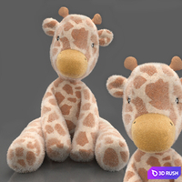 Giraffe. Soft toy. 3D Model Corona