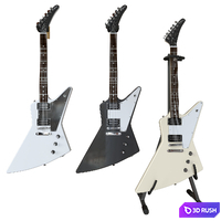 Gibson Explorer Electric Guitar - (White, Black, Beige) 3D Model
