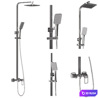 Shower set IDDIS Bild 3D Model Corona