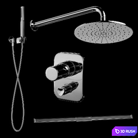 Shower Cabin 3D Model Corona