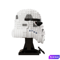 Lego Star Wars Helmet Storm Trooper 3D Model Corona