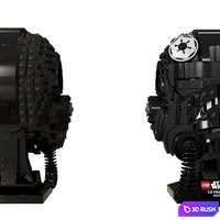 Lego Star Wars Helmet TIE Fighter Pilot 3D Model Corona