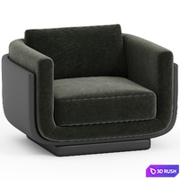 EBISU ARMCHAIR BY CHARLOTTE BILTGEN 3D Model Corona