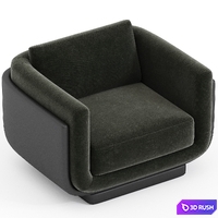EBISU ARMCHAIR BY CHARLOTTE BILTGEN 3D Model Corona