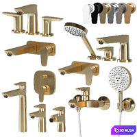HANSGROHE TALIS faucet set 3D Model Vray, Corona