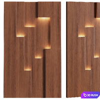Wall panels – Tetris by Store 54 3D Model Corona