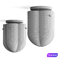 Gubi Seine Ceiling Lamp 3D Model Vray, Corona