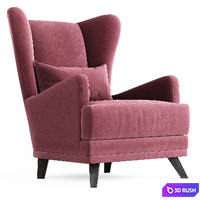 Armchair OXFORD | Oxford armchair 3D Model Corona
