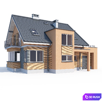ABS House V105 3D Model Vray