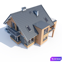 ABS House V105 3D Model Vray