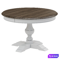 Dantone Home Dining table Oxford round folding 3D Model Vray
