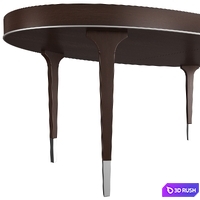 Dantone Home Dining Table Grand Classic Oval 3D Model Vray, Corona