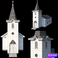 Catholic Church 3D Model Corona