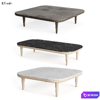&amp; Tradition - Fly SC04, SC05, SC11 Lounge Table by Space Copenhagen 3D Model Vray, Corona