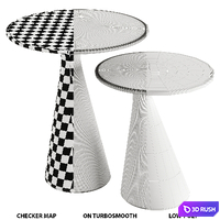 Cattelan Peyote 2021 Mirror 3D Model Vray, Corona
