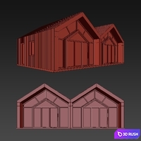 Barnhouse 3D Model Corona