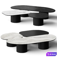 Dall'Agnese Atollo Coffee Table 3D Model Vray