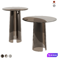 Poliform Orbit 2022 Glass Coffee Table 3D Model Vray, Corona
