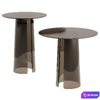 Poliform Orbit 2022 Glass Coffee Table 3D Model Vray, Corona