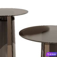 Poliform Orbit 2022 Glass Coffee Table 3D Model Vray, Corona
