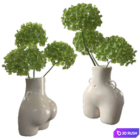Vase Love Handles Anissa Kermiche 3D Model Corona