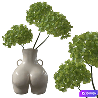 Vase Love Handles Anissa Kermiche 3D Model Corona