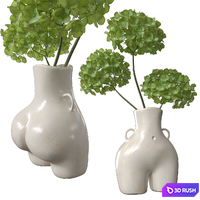 Vase Love Handles Anissa Kermiche 3D Model Corona