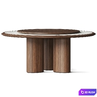 Durame Diamante Dining Table 3D Model