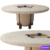 TABLE O HIGH BY MATTHIEU RECOPE DE TILLY 3D Model Corona