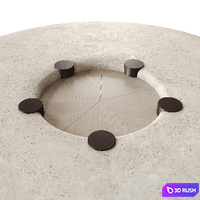 TABLE O HIGH BY MATTHIEU RECOPE DE TILLY 3D Model Corona