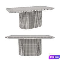 Dining Table MARVANI 3D Model Corona