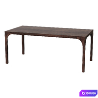 Dining table AQUA VIRGO DARK BROWN DINING TABLE 3D Model Corona