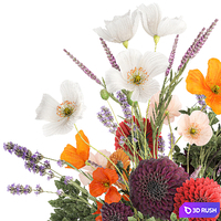 Bouquet of flowers. Set 408. 3D Model Vray