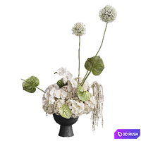 Flower In Vase 49 3D Model Corona