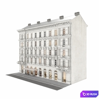 Building Vienna 01 3D Model Vray, Corona