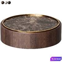 Modern Marble Low Coffee Table 3D Model Corona