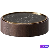 Modern Marble Low Coffee Table 3D Model Corona
