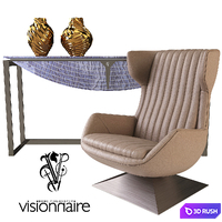 Visionnaire Cheyney Armchair 3D Model Corona