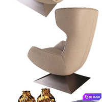 Visionnaire Cheyney Armchair 3D Model Corona