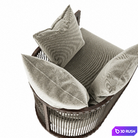 Tiffany Armchair By Verdesign 3D Model Corona