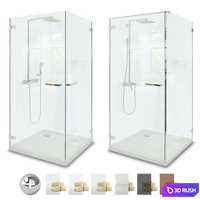 SHOWER CABINS Radaway | Pendulum set 1 3D Model Vray, Corona