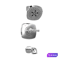 Delta STRYKE 14 Series Tub and Shower mixer 3D Model Vray