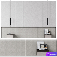 Headboard / Decorative panel for the bedroom 3D Model Corona