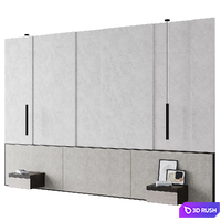 Headboard / Decorative panel for the bedroom 3D Model Corona