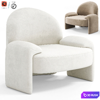 AMA Armchair By Paolo Castelli 3D Model Vray, Corona