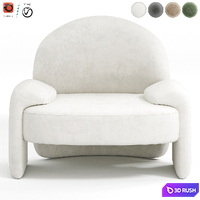 AMA Armchair By Paolo Castelli 3D Model Vray, Corona