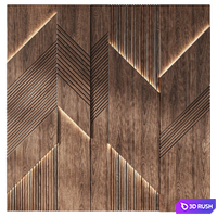 Decorative panel 3D Model Corona