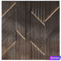 Decorative panel 3D Model Corona